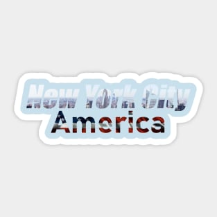 New York City America Sticker